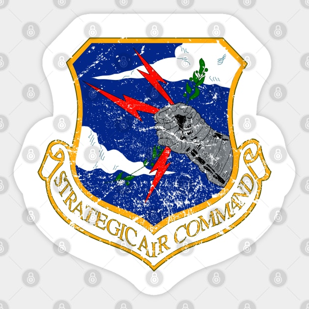 Strategic Air Command - Large Color Logo Sticker by Wykd_Life